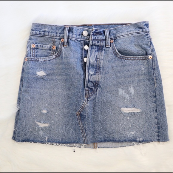 Levi’s Deconstructed Skirt - Picture 3 of 5